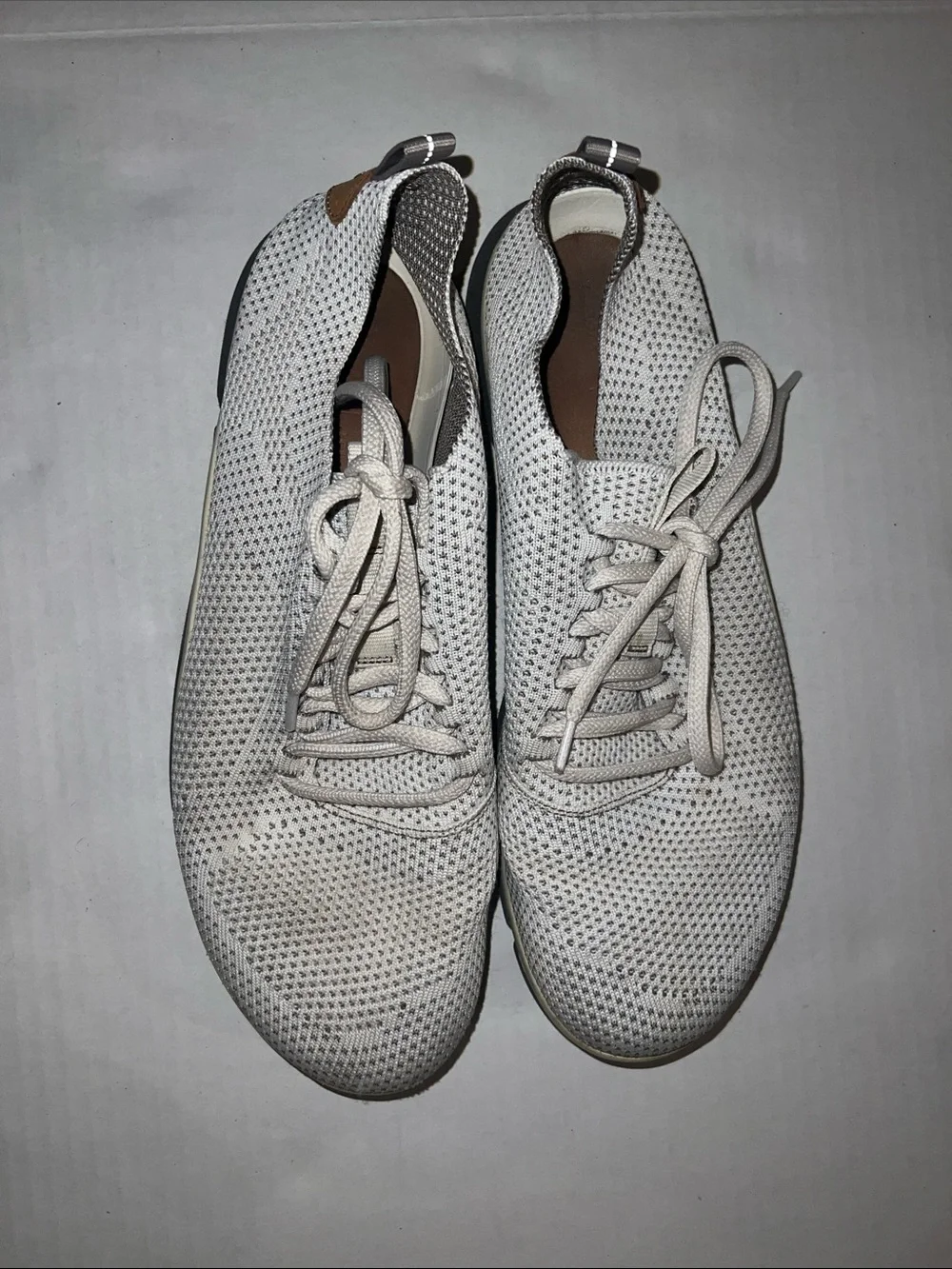 Clarks Knit Lace-Up Athletic Sneakers - White, Burgundy, Black, Navy